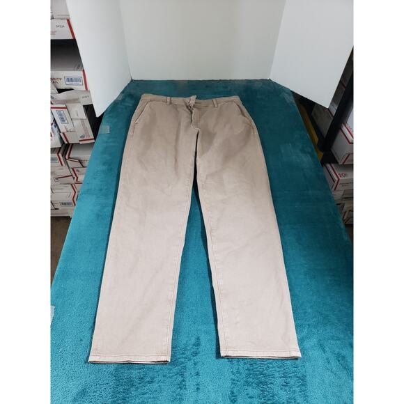 Adriano Goldschmied Pants Size 28 Beige Womens Ladies Chino Caden Trouser - Picture 1 of 12